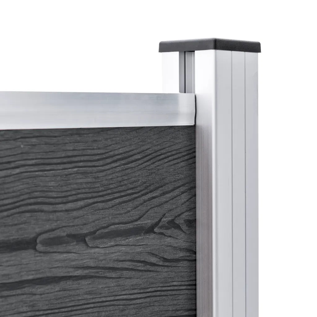 Pali per Recinzione 2 pz in Alluminio 185 cm CFW2703980