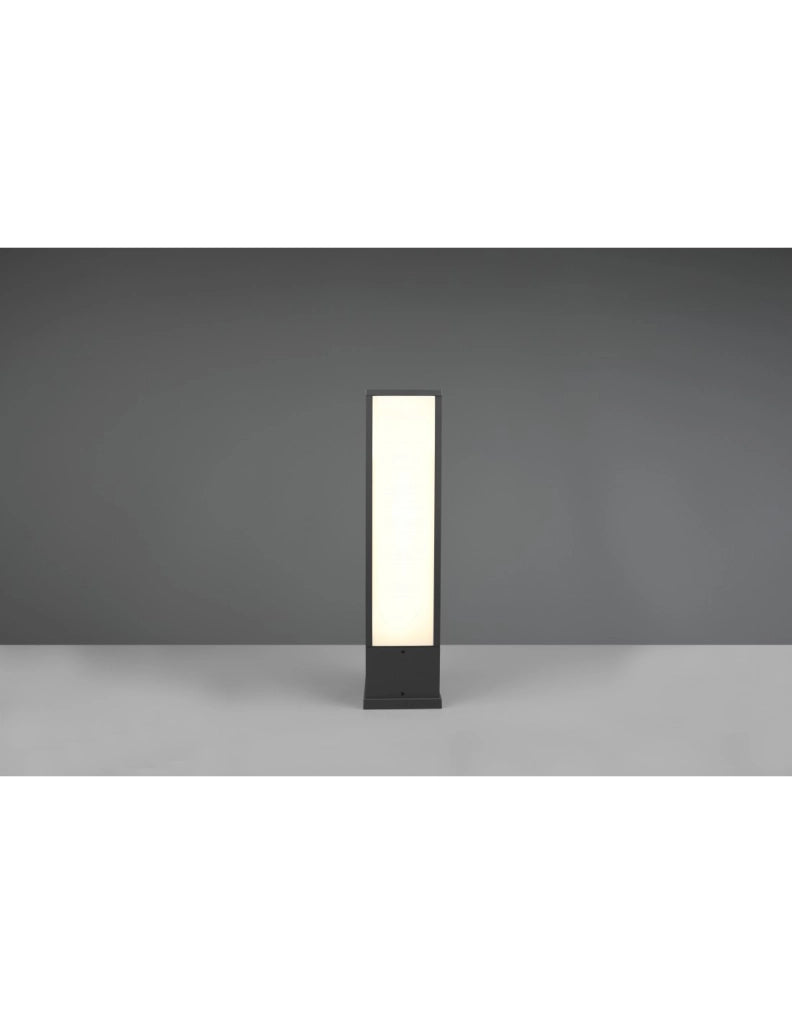 Paletto Rettangolare Da Esterno Fuerte Antracite IP54 Trio Lighting