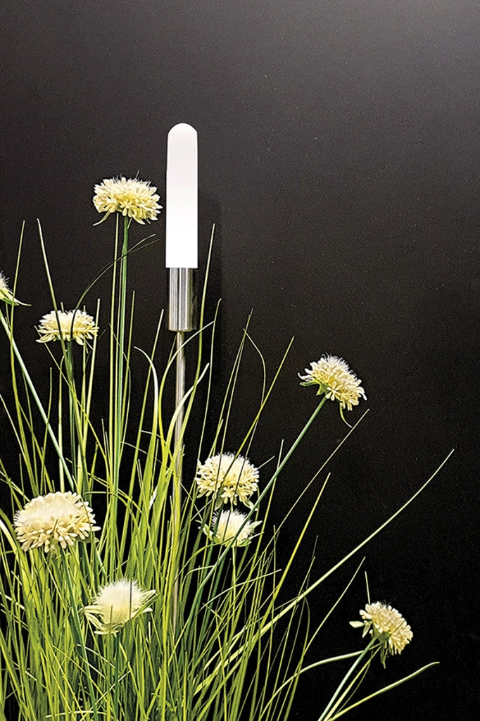 TORCH – Bollard LED da giardino in acciaio INOX AISI316 2,1W 48V 3000K 93° IP65 - Rossini Illuminazione