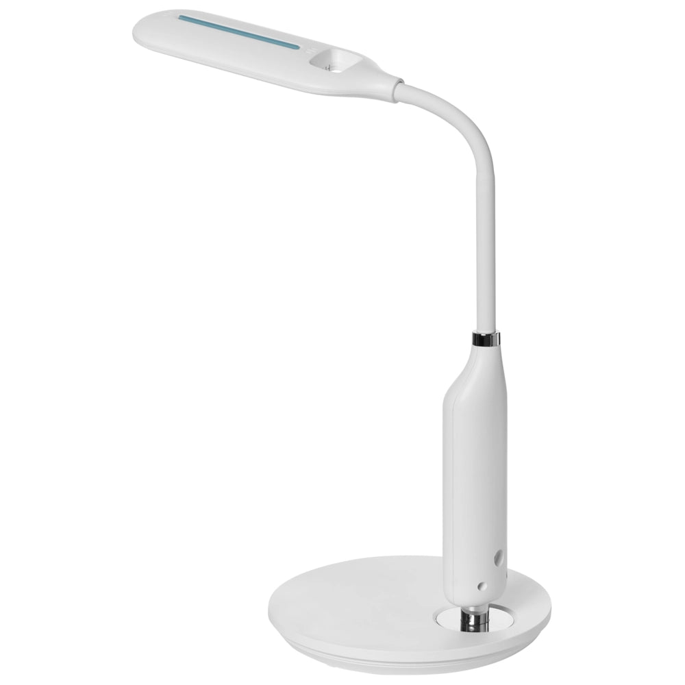 Lampada da ufficio LED bianco materiale sintetico braccio regolabile 38 cm ufficio cameretta soggiorno