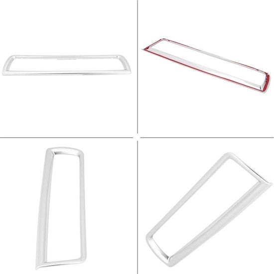 Trim deksel per console centrale di ventilazione - parte di ricambio esatta - Uitlaatframe - AC di ventilazione - realizzato in materiale leggero - finitura in cromatura lussuosa - copertura di ventilazione