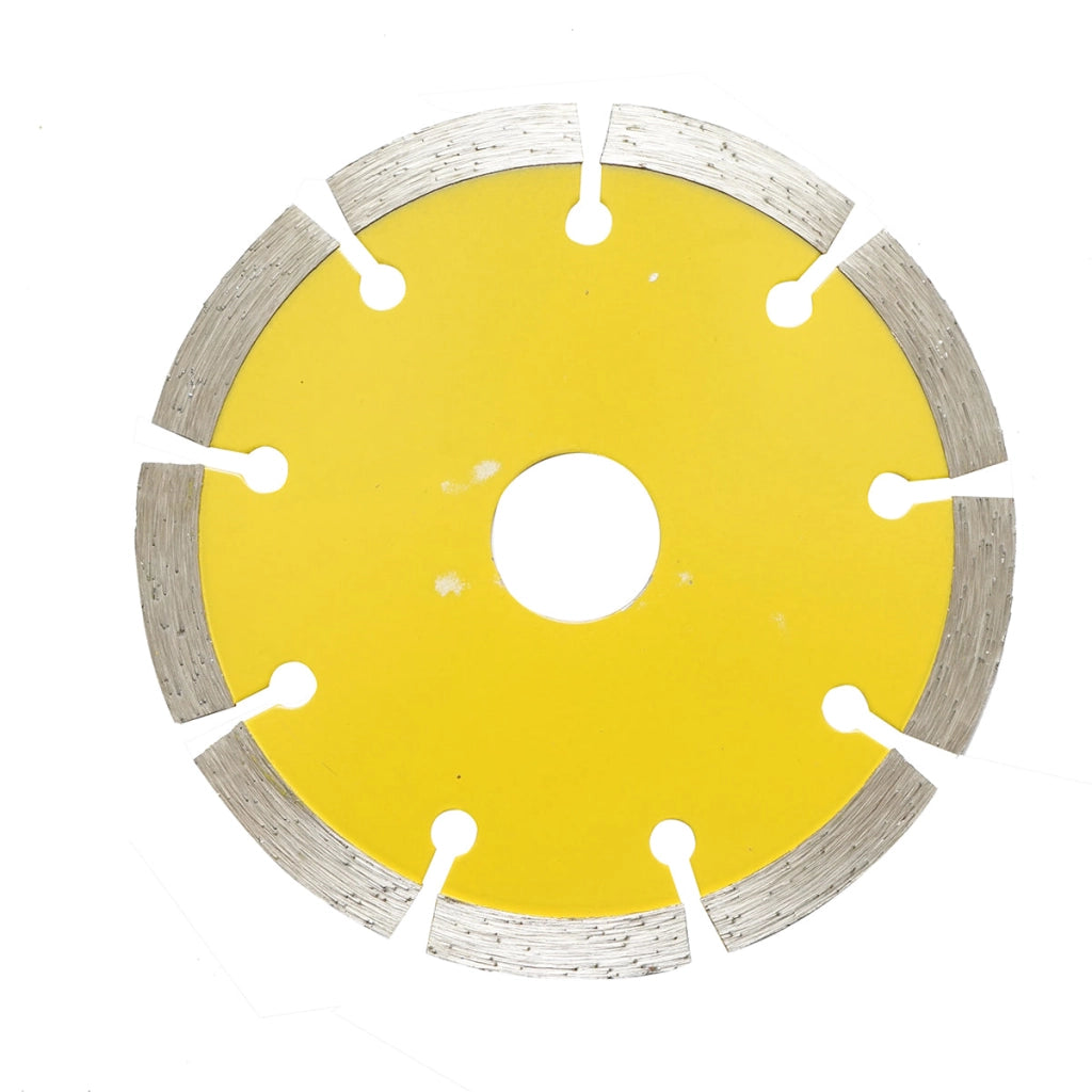 Disco diamantato segmentato 115x22,23mm, max. velocità. 13300 giri/min, taglio a secco per cemento, pietra, granito, marmo Crownman