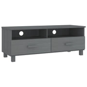 Mobile TV | Armadietto TV | Mobile Porta TV HAMAR Grigio Scuro 106x40x40 cm in Legno di Pino
