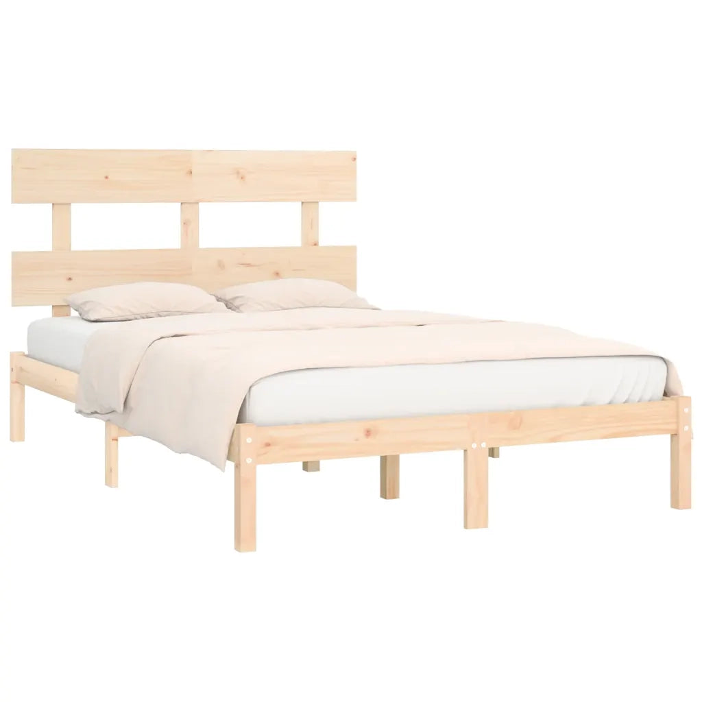 Giroletto-Struttura Letto in Legno Massello 200x200 cm 418432