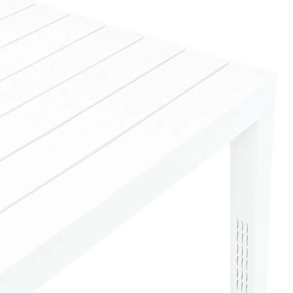 Tavolo da Giardino Bianco 78x78x72 cm in Plastica cod mxl 34432