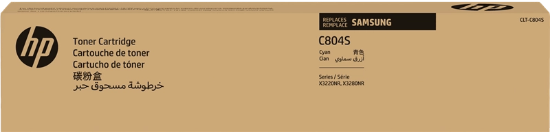 ORIGINAL Samsung toner ciano CLT-C804S SS546A ~15000 Seiten