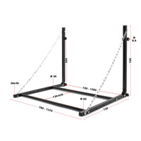 Supporto porta pneumatici a parete, max 130 kg, per 4 ruote con cerchi