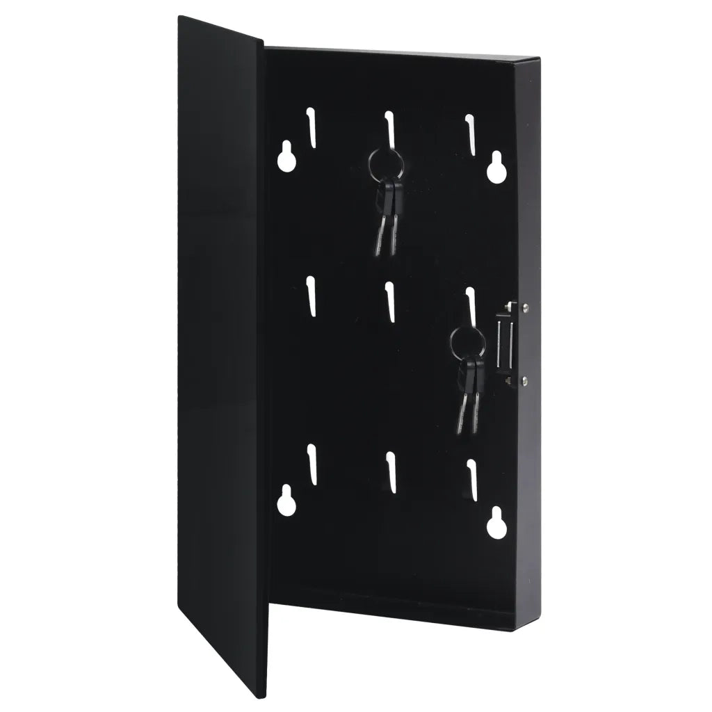 Cassetta Portachiavi con Lavagna Magnetica Nera 30x20x4 cm 322779