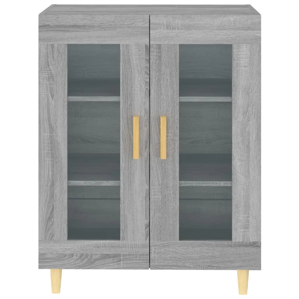 Credenza Grigio Sonoma 69,5x34x90 cm in Legno Multistrato 817334