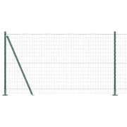 Recinzione da Giardino | Recinzione con Posto Verde 1,2 x 10 m Acciaio e PVC