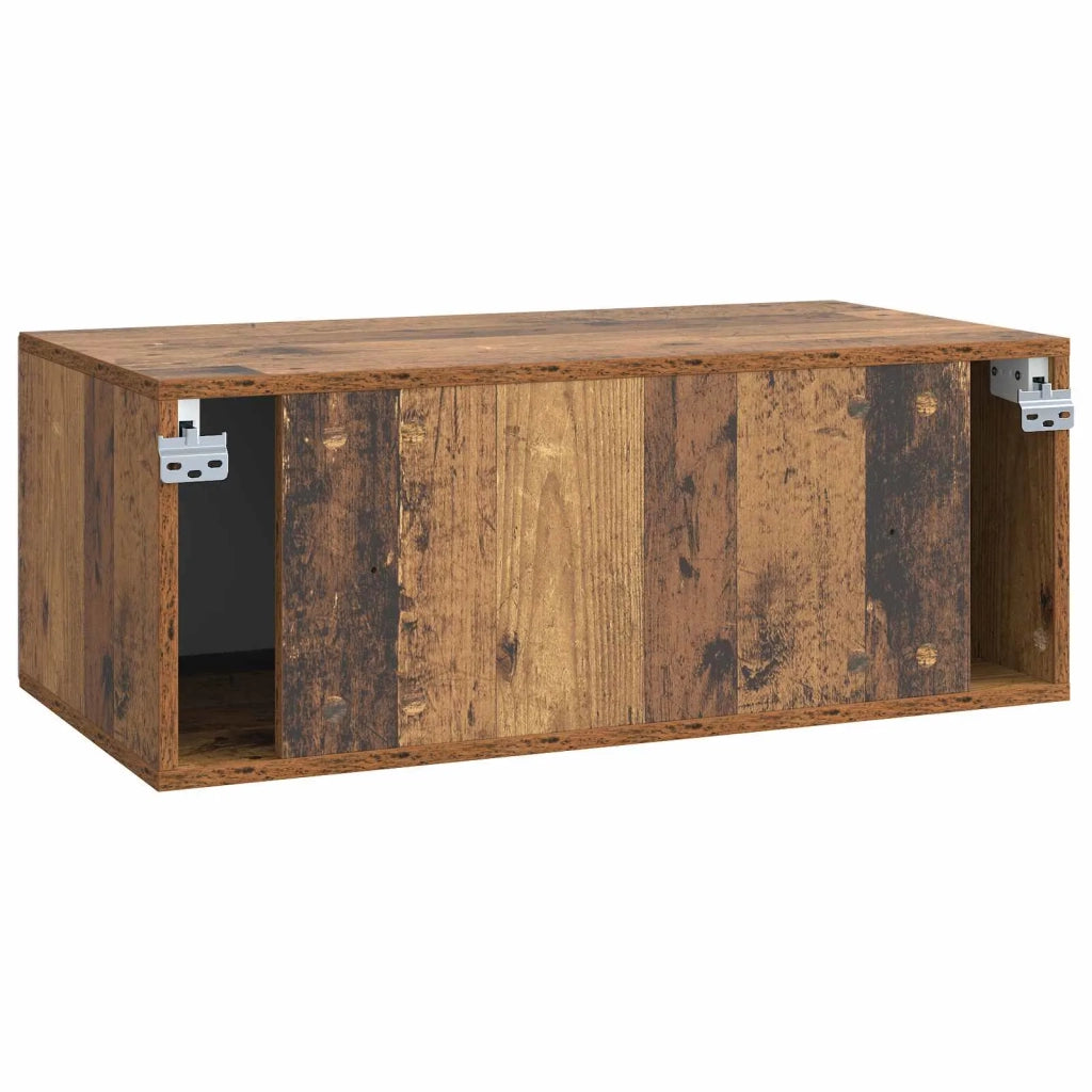 Mobile Porta TV da Muro Legno antico 78,5 x 41 x 30 cm