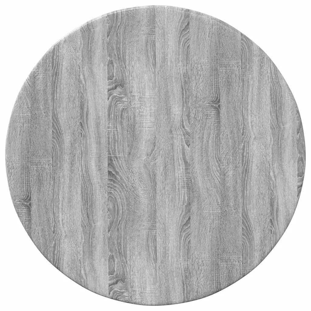 Piano del tavolo Grigio sonoma Ø 40 x 1,5 cm Legno multistrato