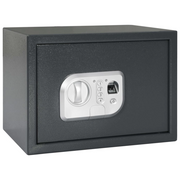 Cassaforte Elettronica Digitale con Blocco con Impronta 25x35x25 cm Acciaio