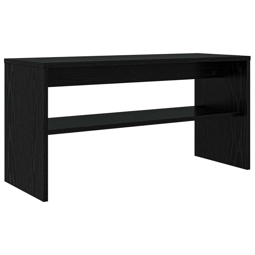 Mobile TV-Credenza per TV Rovere Nero 80 x 30 x 40 cm Legno multistrato