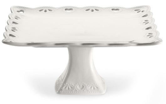 Alzatina in Porcellana Kaleidos Juliet Bianco