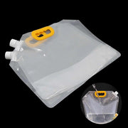 Trade Shop - Set 2 Pz Taniche Pieghevoli Portatili Acqua Potabile 5l Borsa Contenitori Viaggi -
