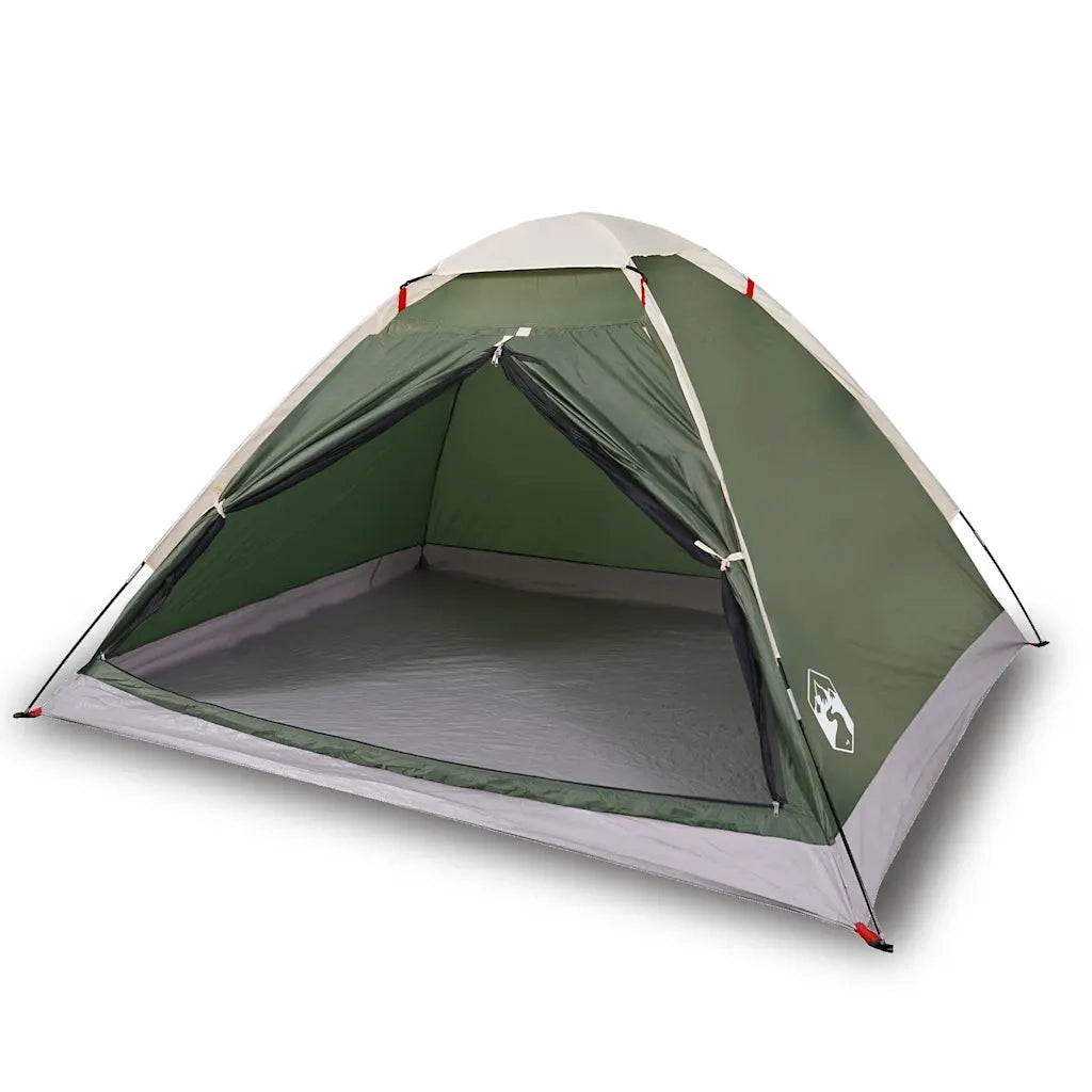 Tenda da Campeggio a Cupola per 2 Persone Verde Impermeabile 94759