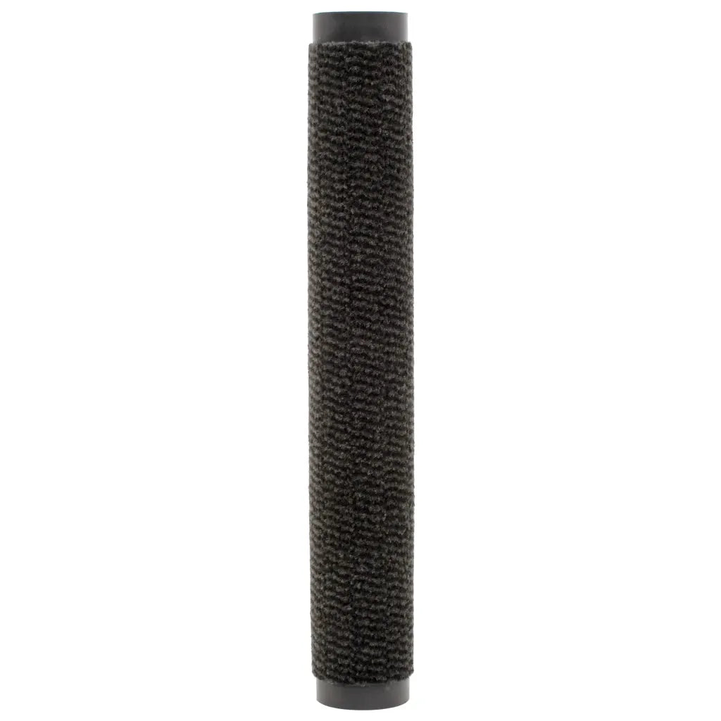 Tappeti Antipolvere 2 pz Rettangolari Trapuntati 60x90 cm Neri 3051606