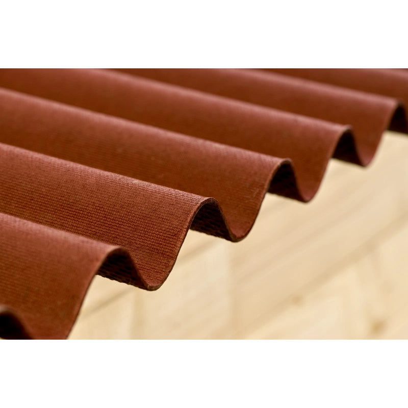 Casetta in legno da giardino con lucernario – 160x160 cm – pannelli 16 mm, tetto bitumato e pavimento – ED1616.01 Foresta