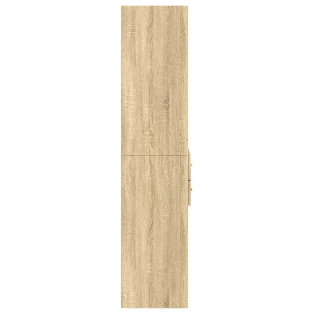 Credenza cassettiera mobile contenitore organizer cucina soggiorno soggiorno alto Sonoma 70 x 42,5 x 185 cm derivati ​​del legno marrone 02_0034206