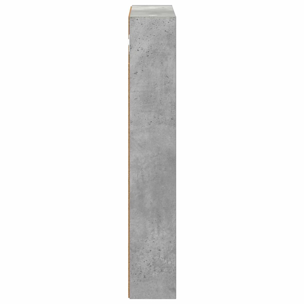 Armadio da bagno a muro Grigio Cemento 40 x 10 x 60,5 cm 889354