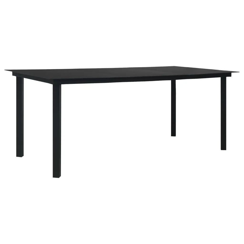 Set da Pranzo da Giardino 7 pz in Polyrattan e Vetro 3060241
