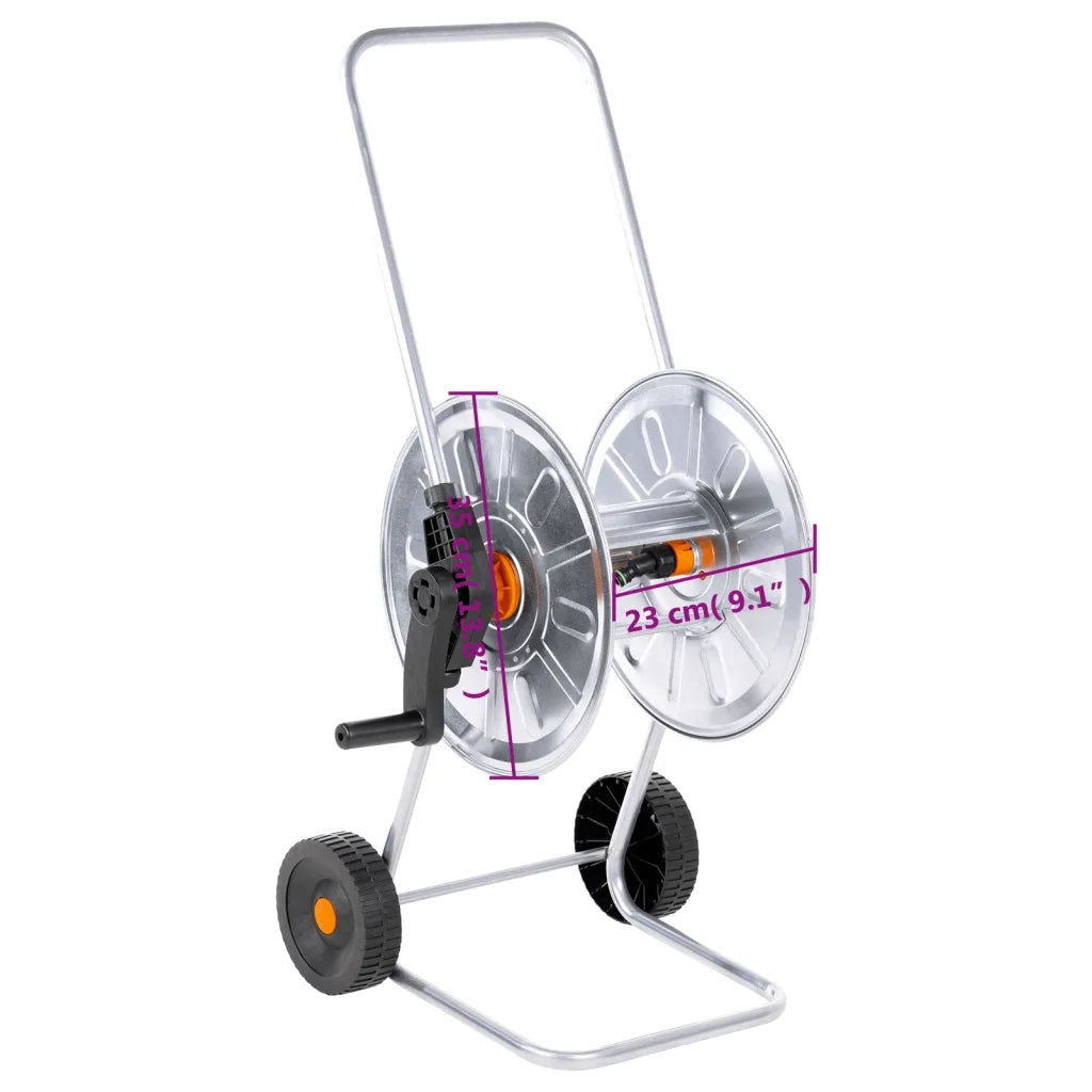 Carrello Avvolgitubo per Tubo Flessibile 50 m 1/2" o 35 m 3/4" 4005279