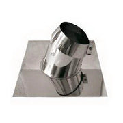 Canna fumaria parete doppia coibentata inox faldale tetti inclinati   dn 200/250