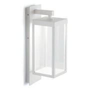 Applique LED GES770C per esterni 13W 3000K 700lm in alluminio bianco IP54 fascio 120 gradi - Gealuce