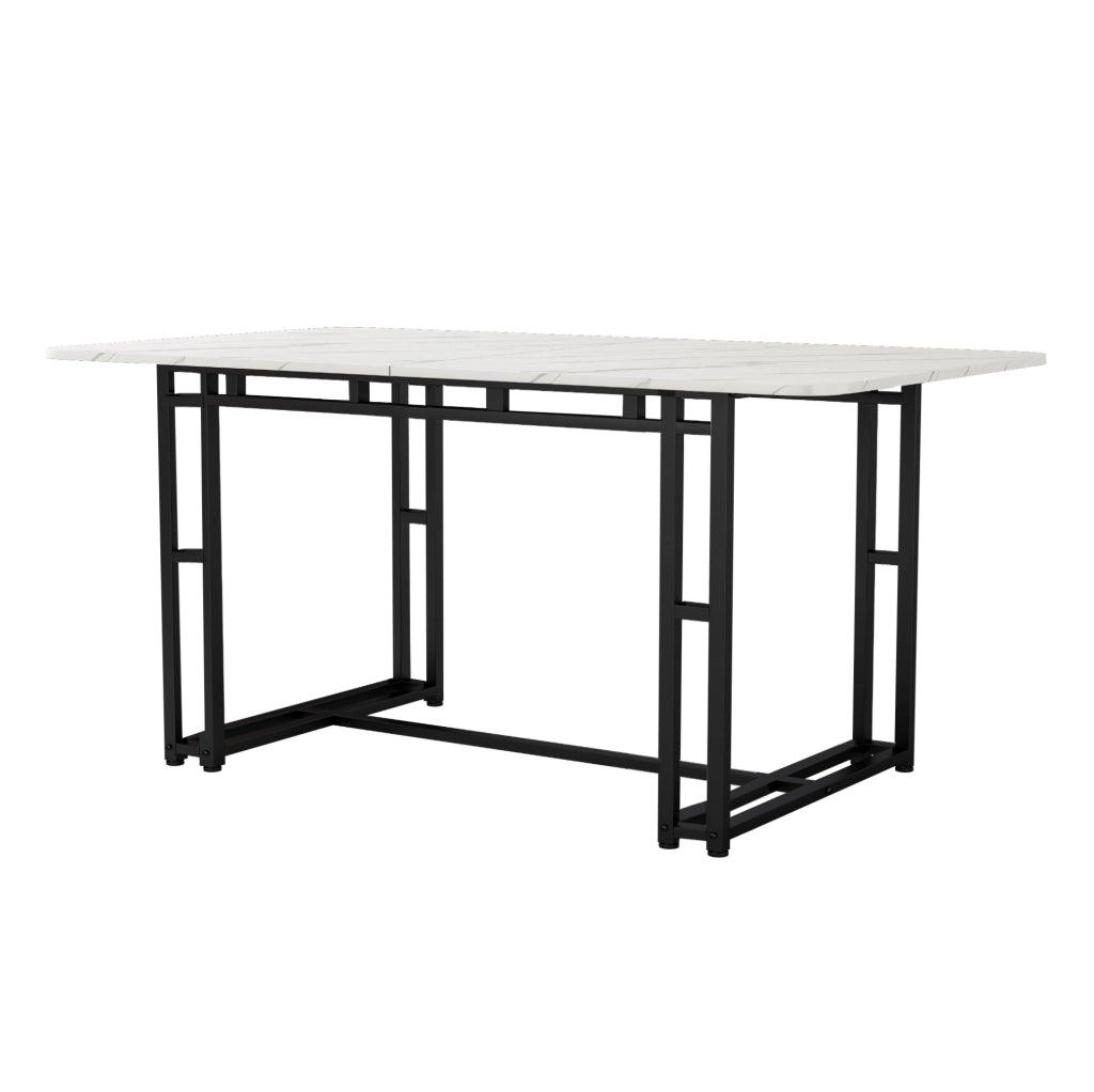 Set tavolo da pranzo 120x70 cm; stile moderno; MDF; grigio