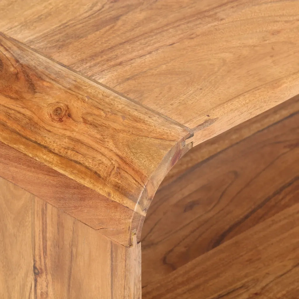 Tavolino da Salotto-Tavolino da soggiorno-Tavolo 90x50x30 cm in Legno Massello d'Acacia