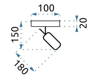 Lampada Pensile / Da Parete Spot APP745-1C
