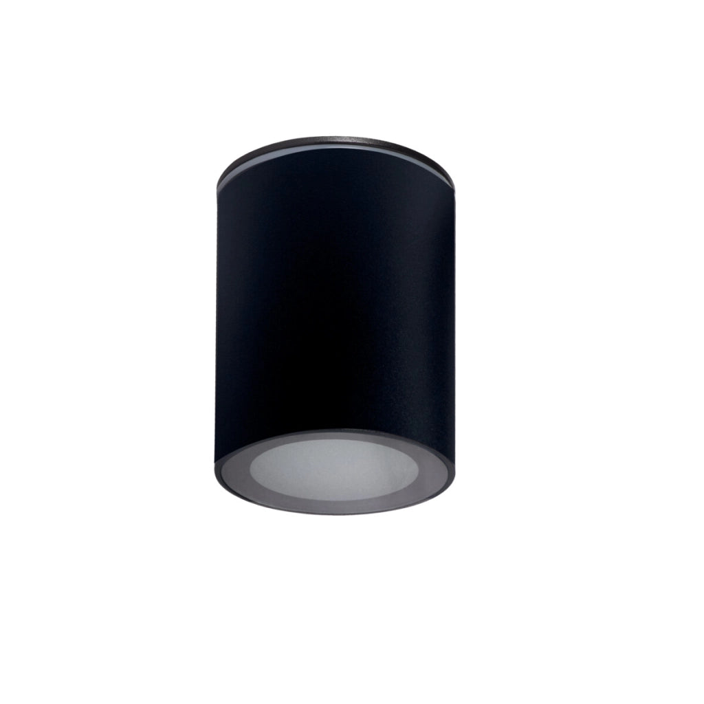 Spot soffitto nero tondo 9cm IP65 GU10 7W Kanlux