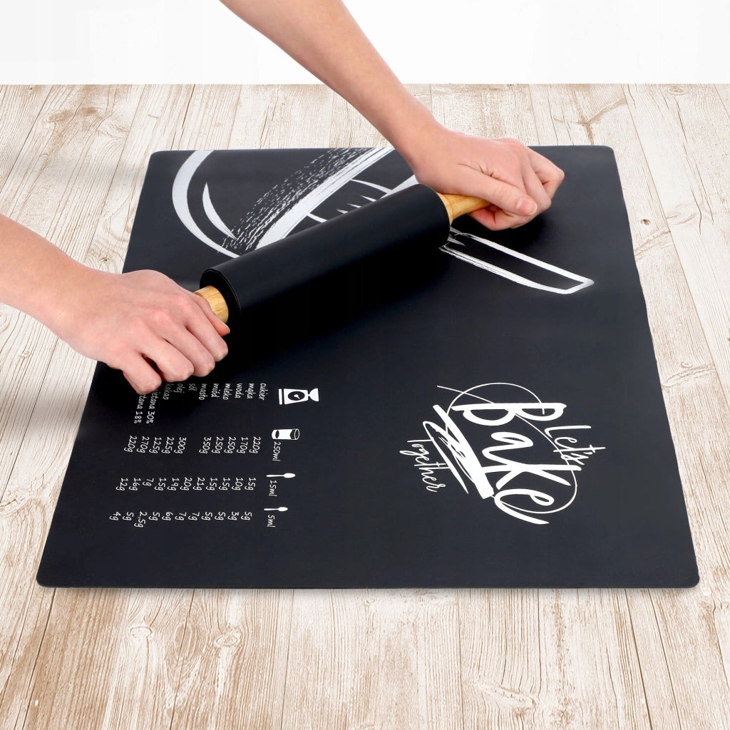 Tappetino da pasticceria in silicone KADAX 50x40 cm, grande, antiscivolo