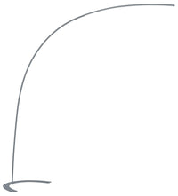 Piantana da Interno a LED in Metallo Titanio