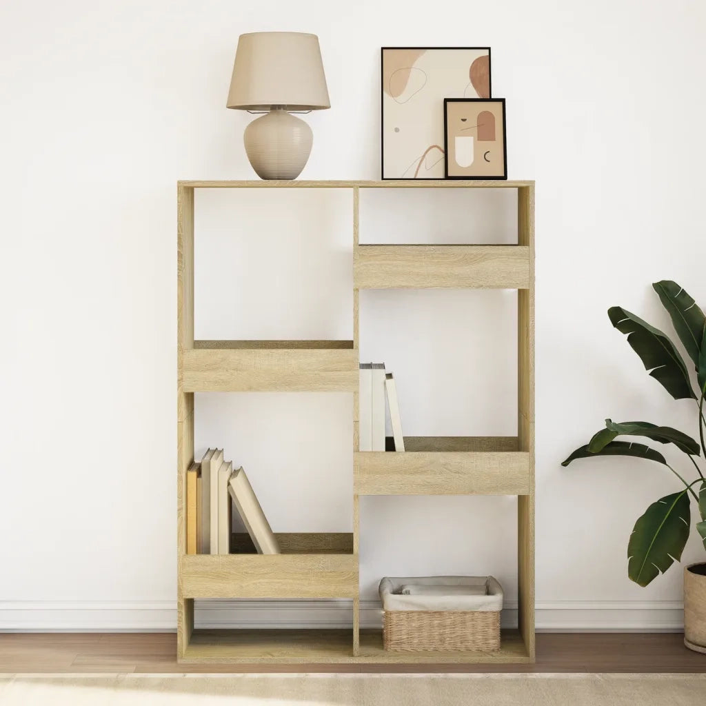 Libreria Rovere Sonoma 100x33x135 cm in Legno Multistrato 3309386