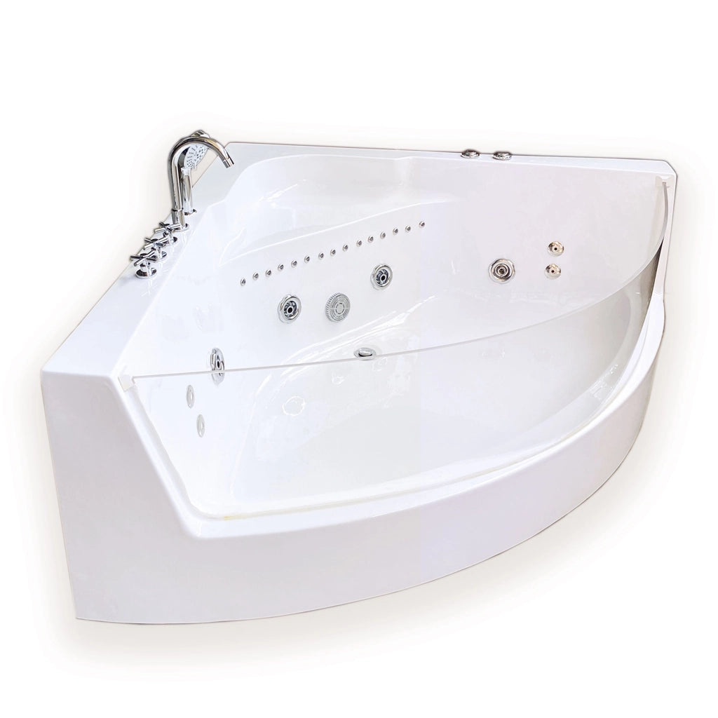Vasca Idromassaggio 150 x 150 cm Cromoterapia 8 getti – White Shark