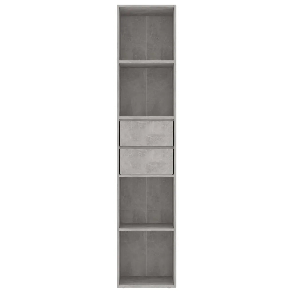 Libreria Grigio Cemento 36x30x171 cm in Legno Multistrato 802871