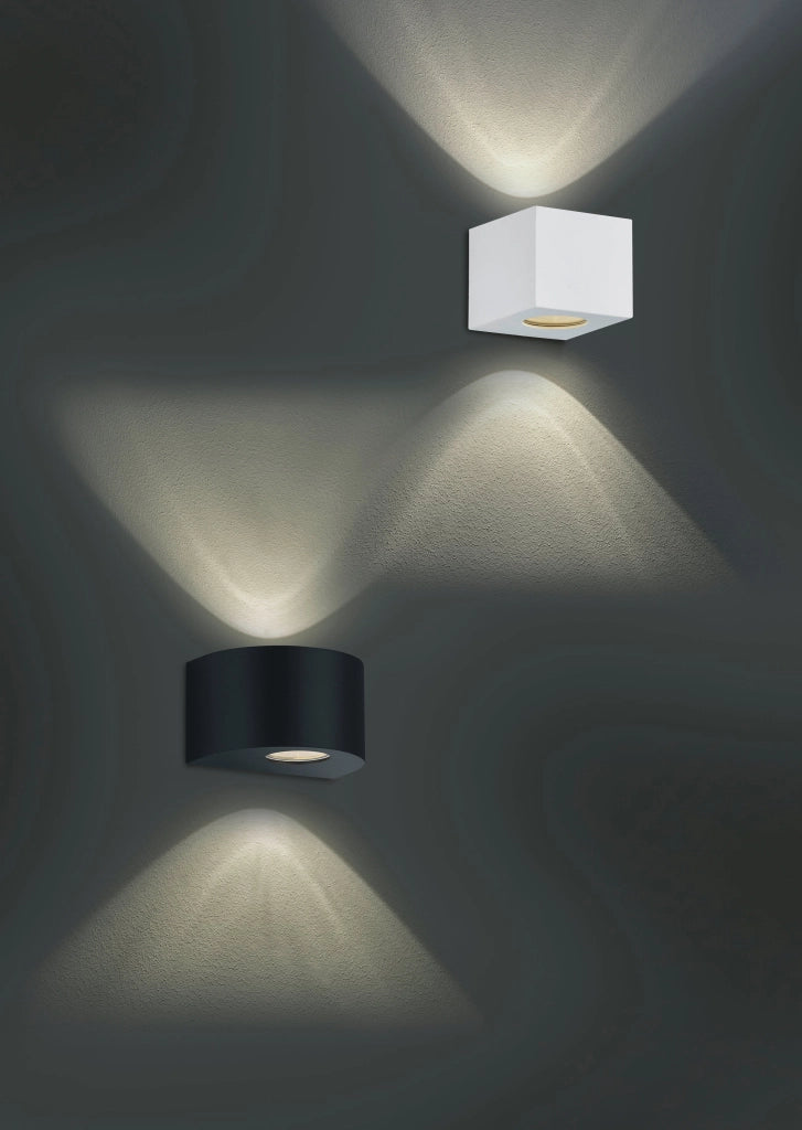 Applique da Esterno a LED in Plastica Bianco Opaco