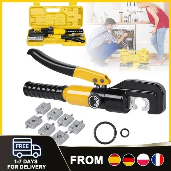 Attrezzi per fissaggio idraulico a compressione automatica per tubi da 4/6/10/16/25/35/50/70 mm 2 pezzi di attrezzo idraulico