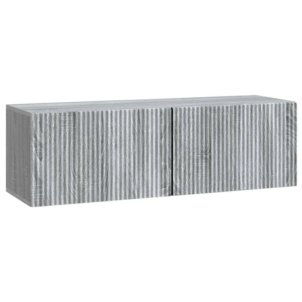 Mobile Porta TV da Muro Grigio Sonoma 98 x 31 x 30 cm