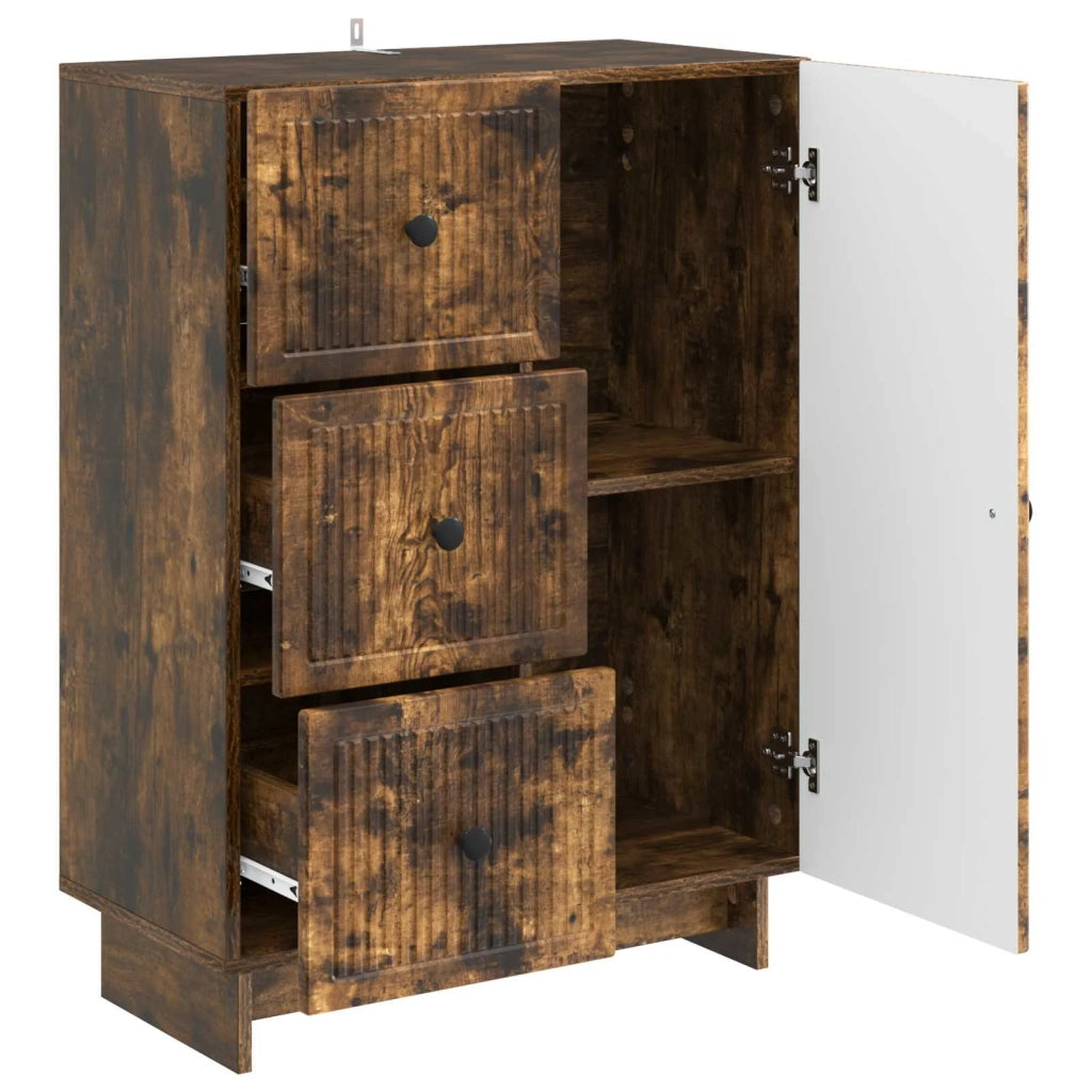 Credenza Rovere Fumo 66 x 34,5 x 90 cm Legno ingegnerizzato 893940