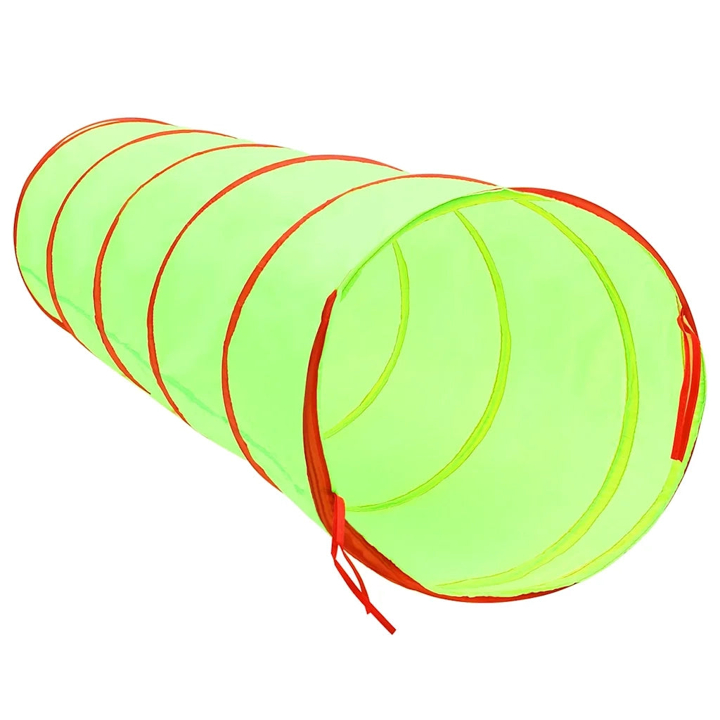 Tunnel da Gioco per Bambini 250 Palline Verde 175 cm Poliestere cod mxl 76524