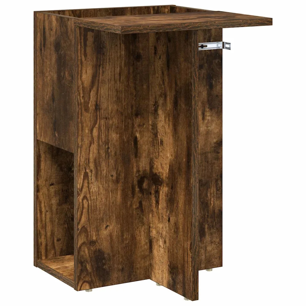 Tavolino Rovere fumé 35 x 40 x 55 cm Legno ingegnerizzato 891100