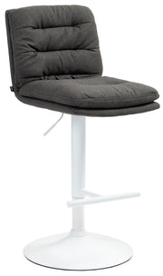 Barhocker Damar Stoff weiЯ