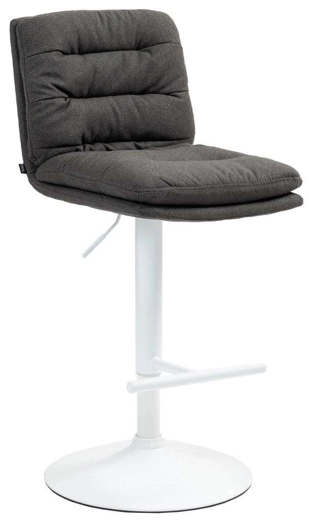 Barhocker Damar Stoff weiЯ