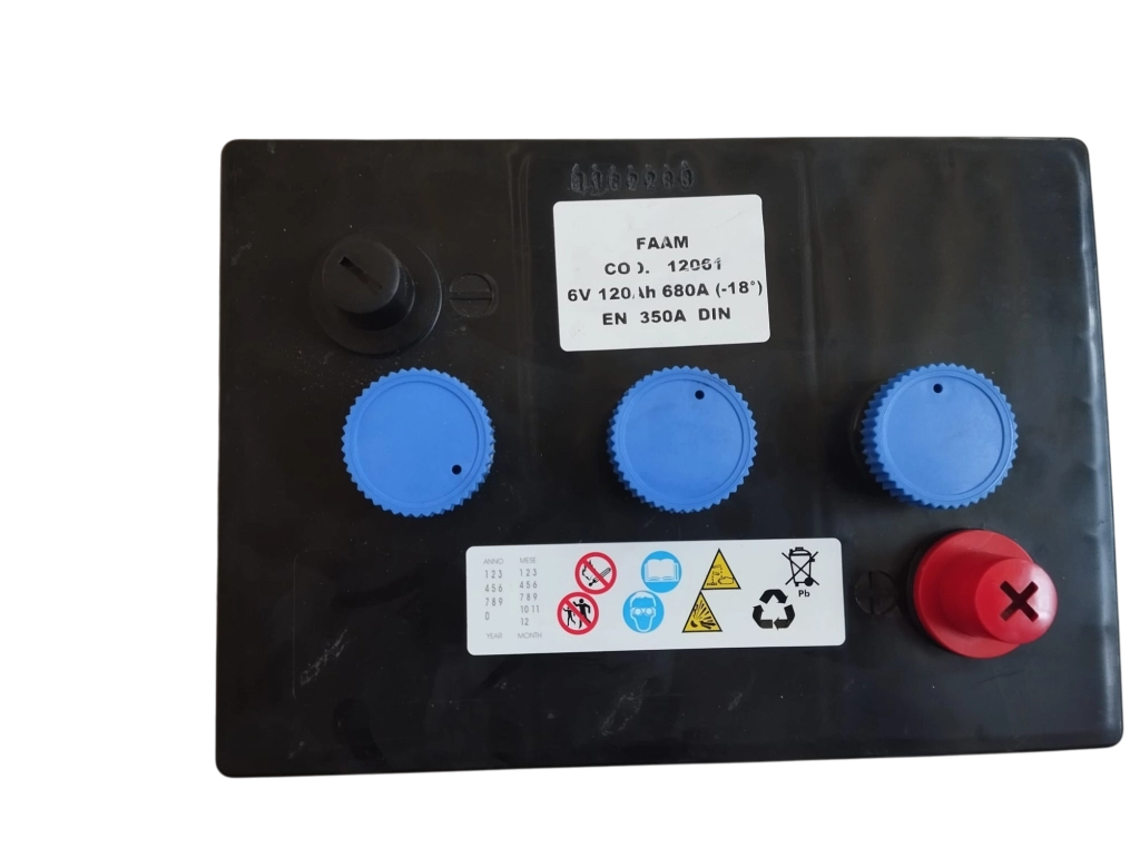 Batteria 6V 120AH 680A B224S 3RT7 0912061CS mm.260x175x236 +DX