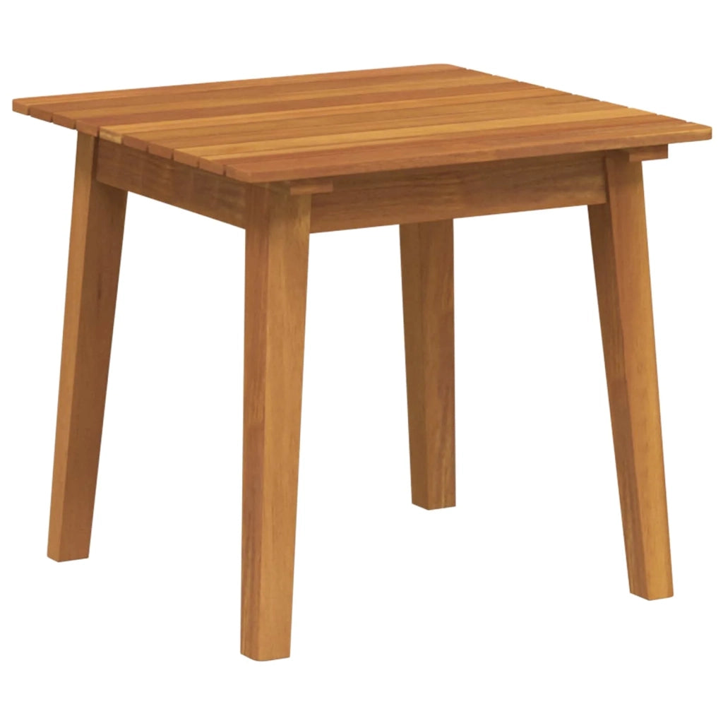 Tavolo laterale Marrone Legno di Acacia Massello 367817