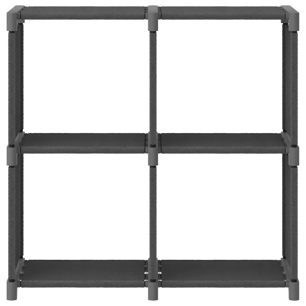 Mobile per 4 Scatole a Cubo Grigio 69x30x72,5 cm in Tessuto CFW2376705