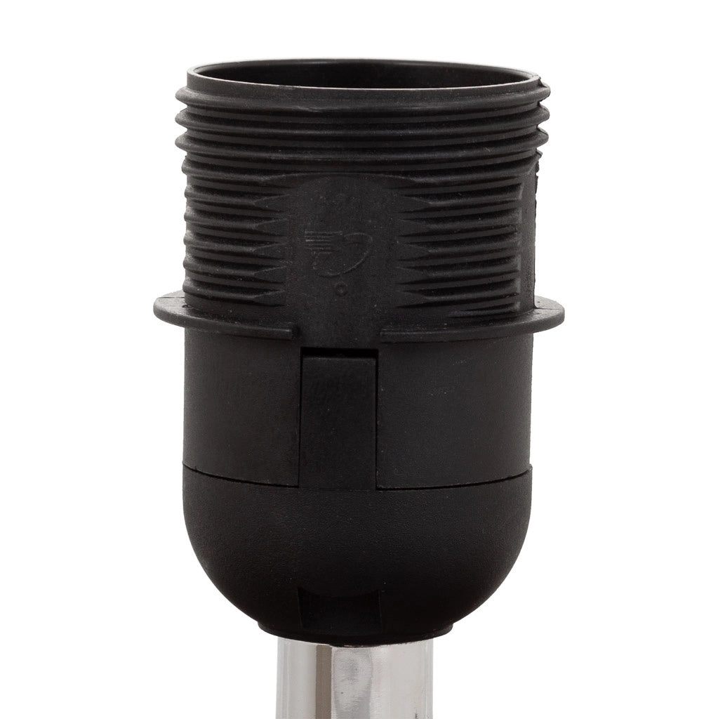 Lampada da tavolo in metallo dorato 24,5x24,5x57,5h